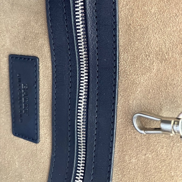 Bally bag Light Marine Fawn Donna Calf Woven used condition check pic for flaws - Picture 10 of 16